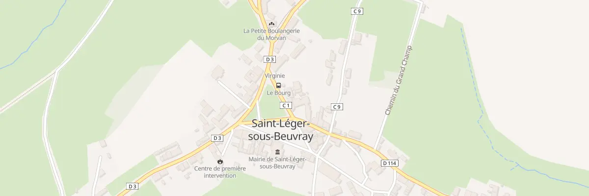 Plan du 5 Pl de la Fontaine à Saint-Léger-sous-Beuvray