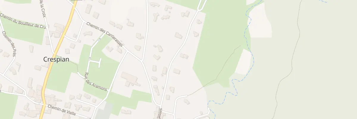 Plan du 5211 Vielle à Crespian