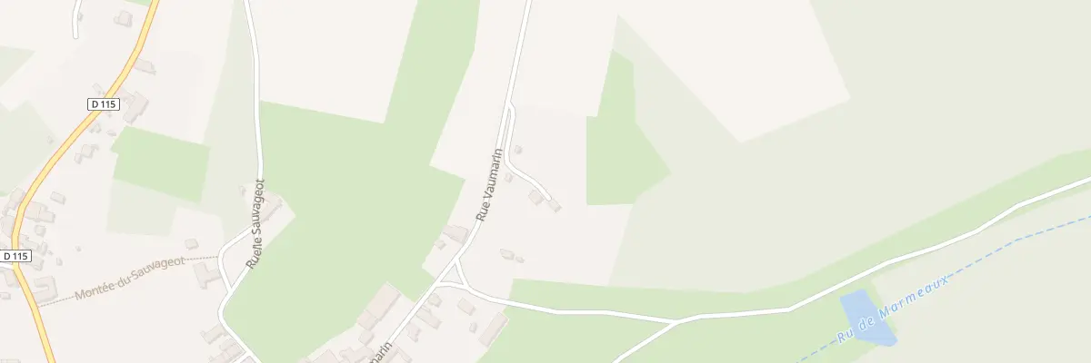 Plan du 38 Rue Vaumarin à Marmeaux