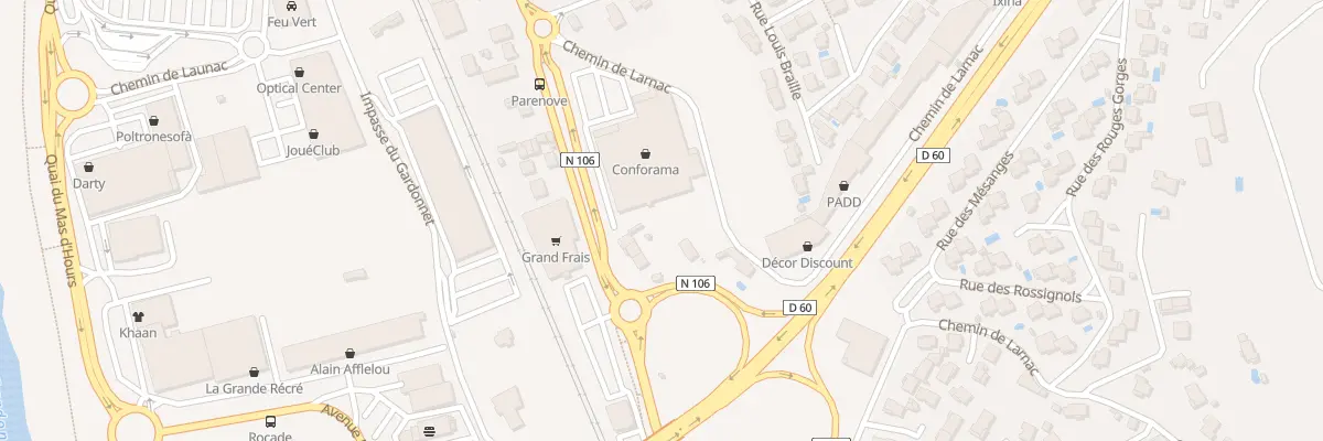 Plan du 657 Rte de Nimes à Alès