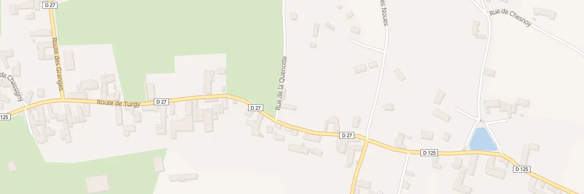 Plan du 2 Rue de la Quenotte à Cussangy