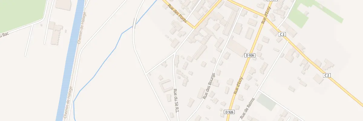 Plan du 5061 Rue du 5ème R.i à Vieux-lès-Asfeld