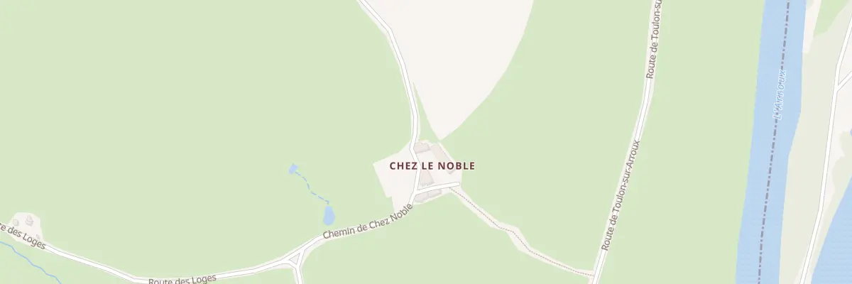 Plan du 610 Che de Chez le Noble à Uxeau