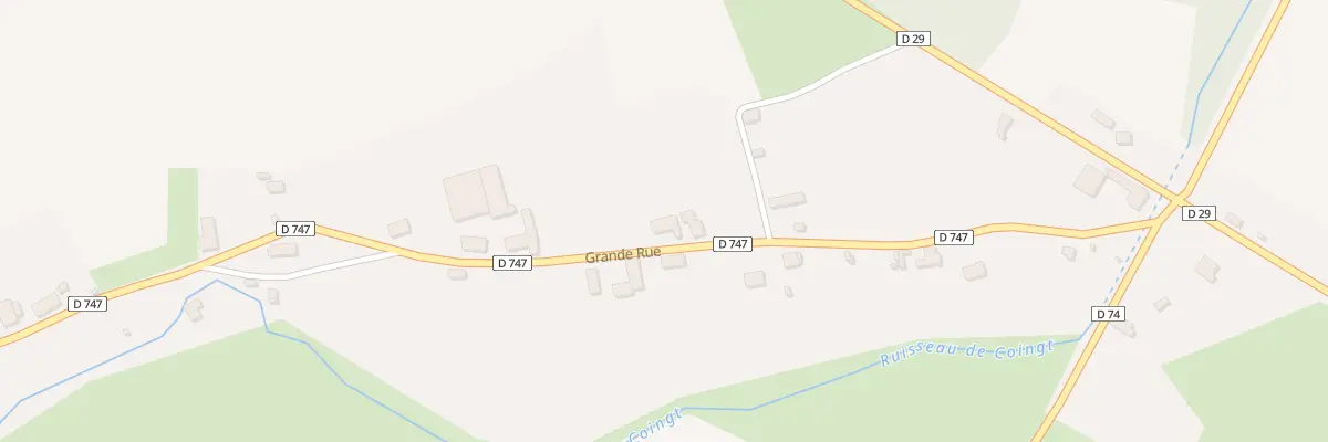 Plan du 6 Gr Grande Rue à Coingt