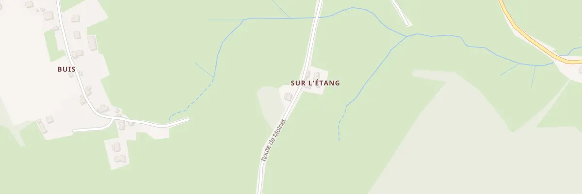 Plan du 6 Rte de Molnet à Saint-Léger-sous-Beuvray