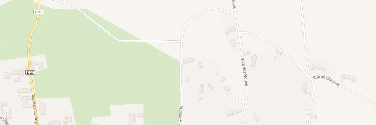 Plan du 8 Rue de la Quenotte à Cussangy