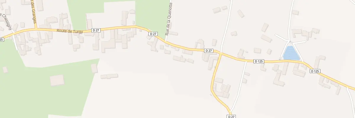 Plan du 14 Rte de Turgy à Cussangy