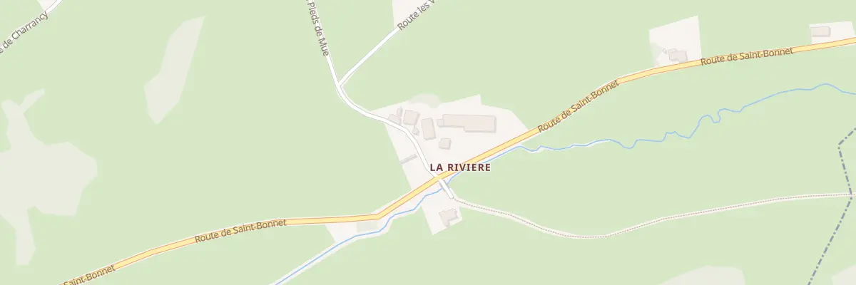Plan du 44 Rte les Vignes Rondes à Iguerande