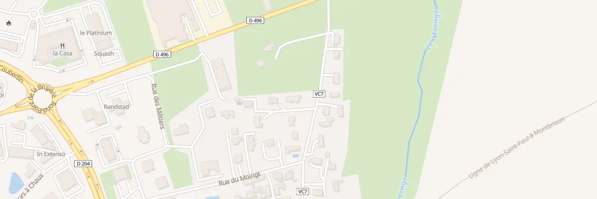 Plan du 21 Rue des Prés Clos à Savigneux