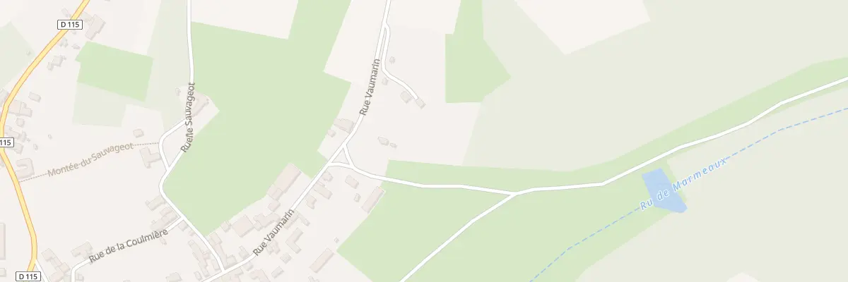 Plan du 36 Rue Vaumarin à Marmeaux