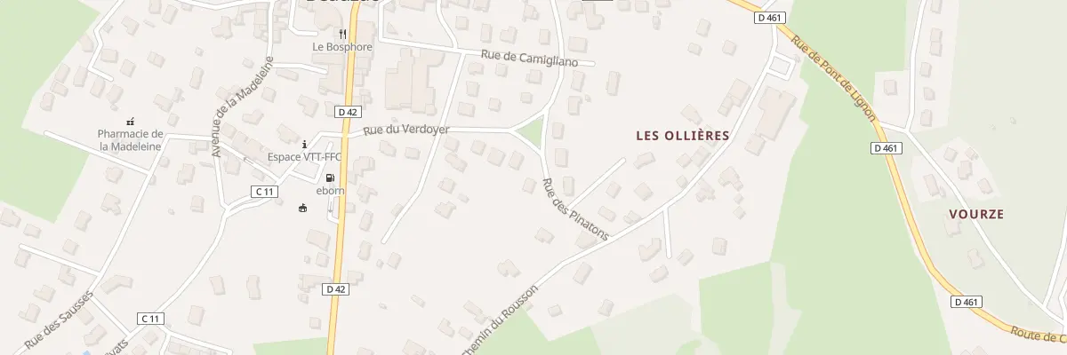 Plan du 4 Rue des Pinatons à Beauzac