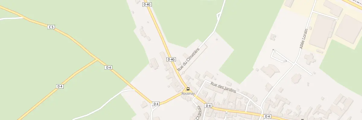 Plan du 1 Rue du Général Leclerc à Rouvray