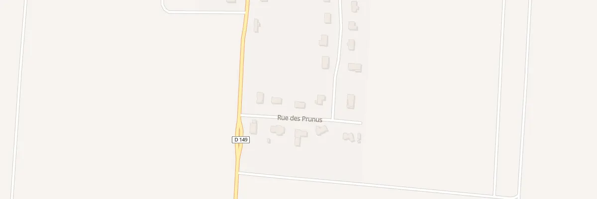 Plan du 25 Rue des Prunus à Villette-sur-Aube