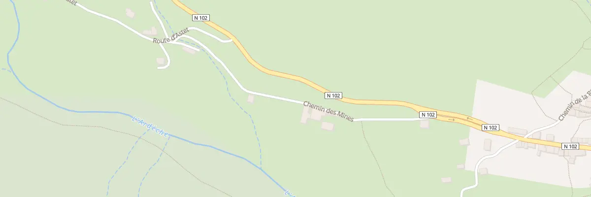 Plan du 250 Che de la Scierie à Mayres