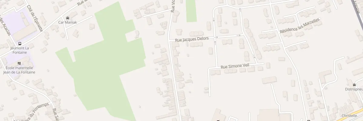 Plan du 375 Rue Victor Basch à Jeumont