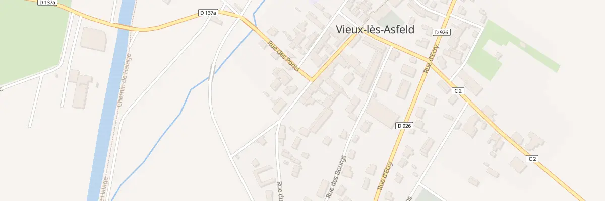 Plan du 8 Rue du 5ème R.i à Vieux-lès-Asfeld