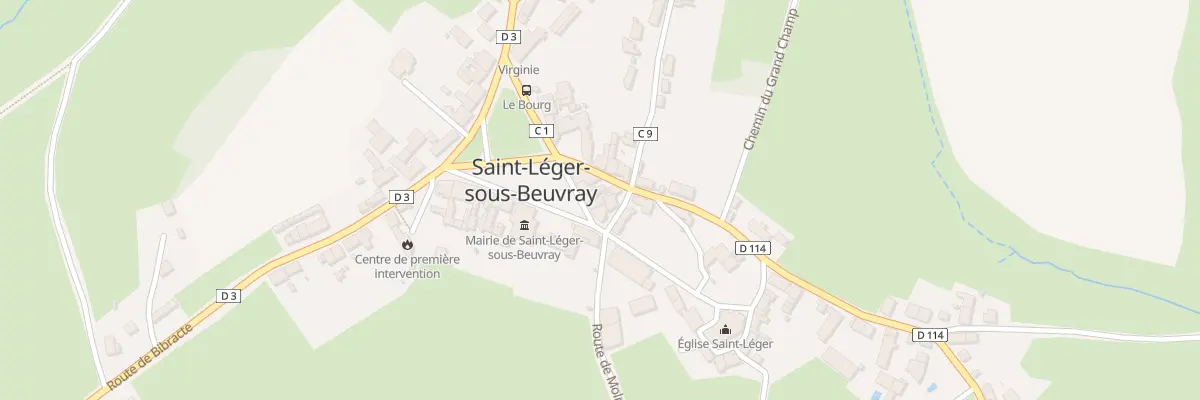 Plan du 5217 Le Bourg à Saint-Léger-sous-Beuvray