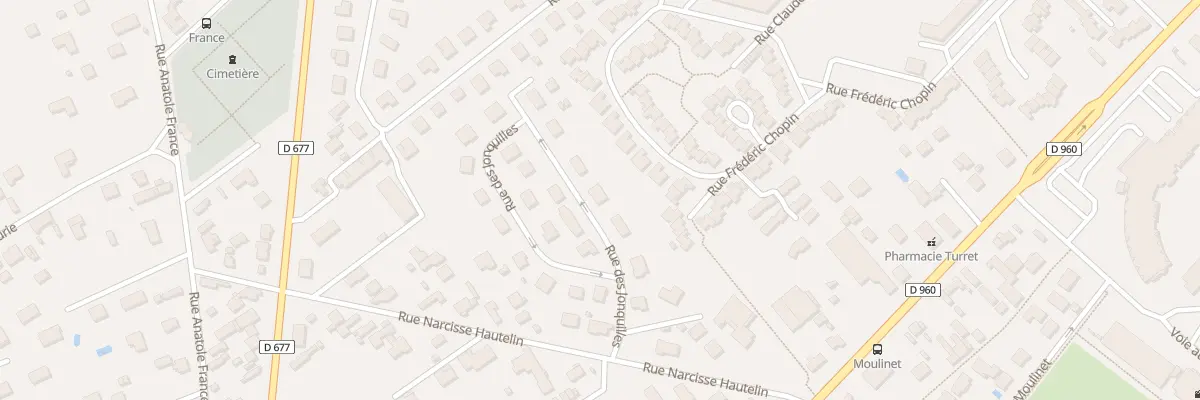 Plan du 8 Rue des Jonquilles à Pont-Sainte-Marie