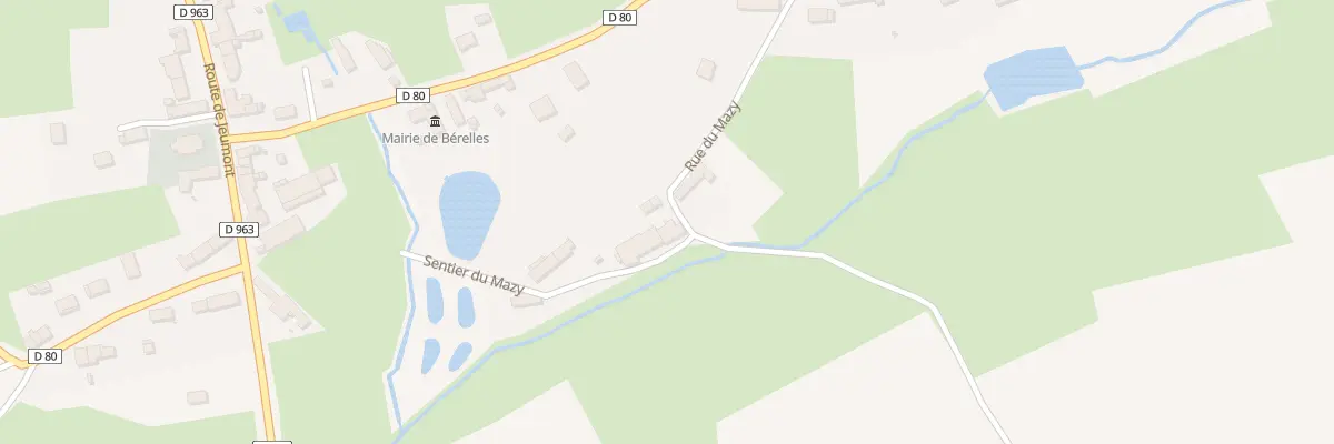 Plan du 6 Rue du Mazy à Bérelles