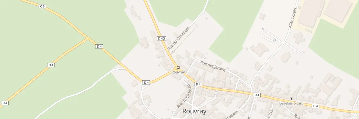 Plan du 3 Rue du Général Leclerc à Rouvray
