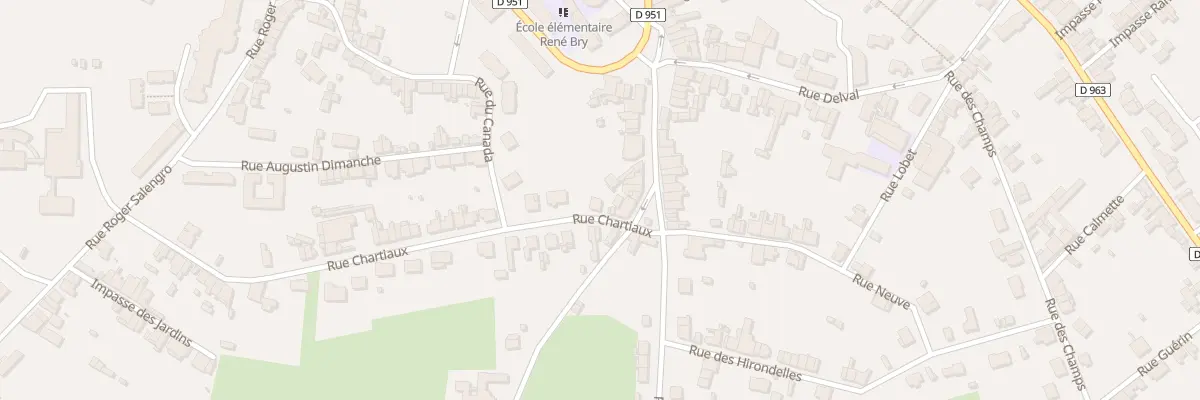Plan du 2 Rue Chartiaux à Trélon