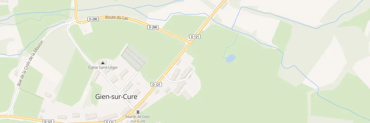 Plan du 24 Les Primards à Gien-sur-Cure