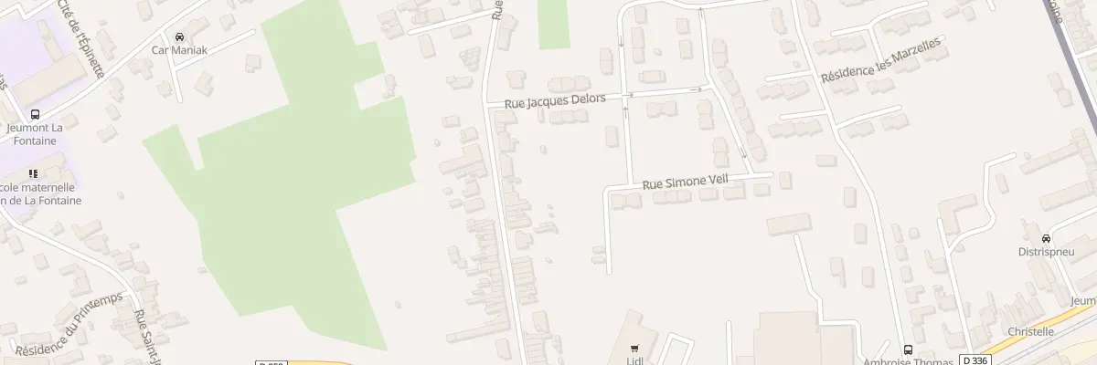 Plan du 359 Rue Victor Basch à Jeumont