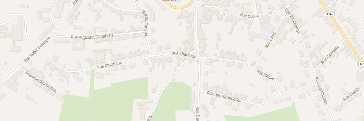Plan du 1 Rue Chartiaux à Trélon