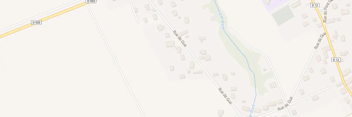 Plan du 12 Rue du Gue à Chaintrix-Bierges