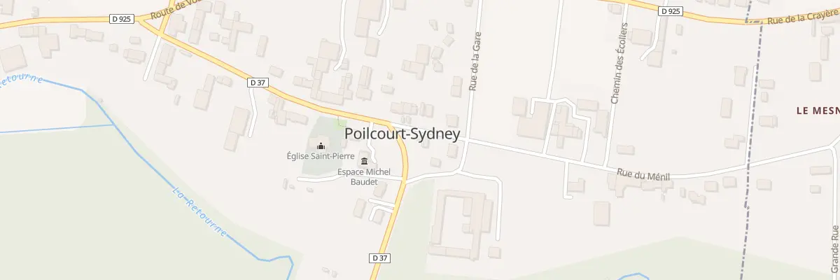 Plan du 5047 Le Bourg à Poilcourt-Sydney