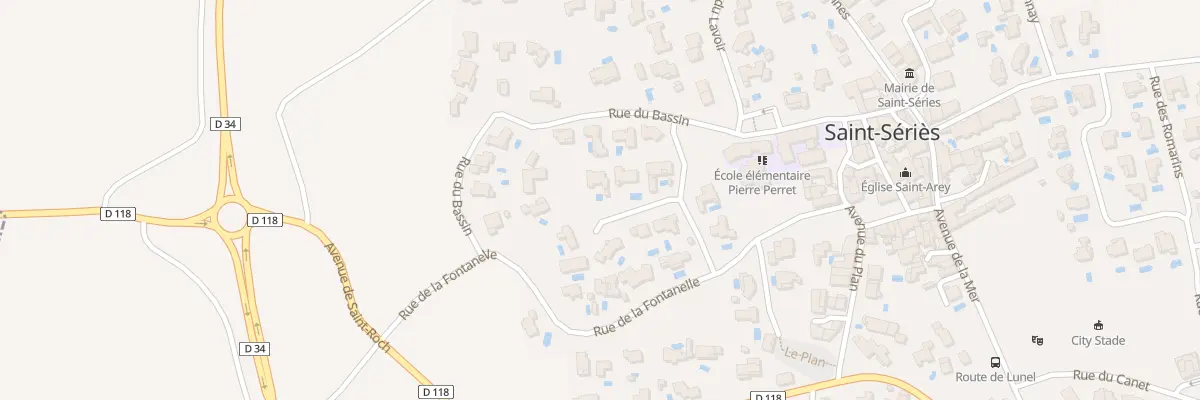 Plan du 114 Bosc du Pouget à Saint-Sériès
