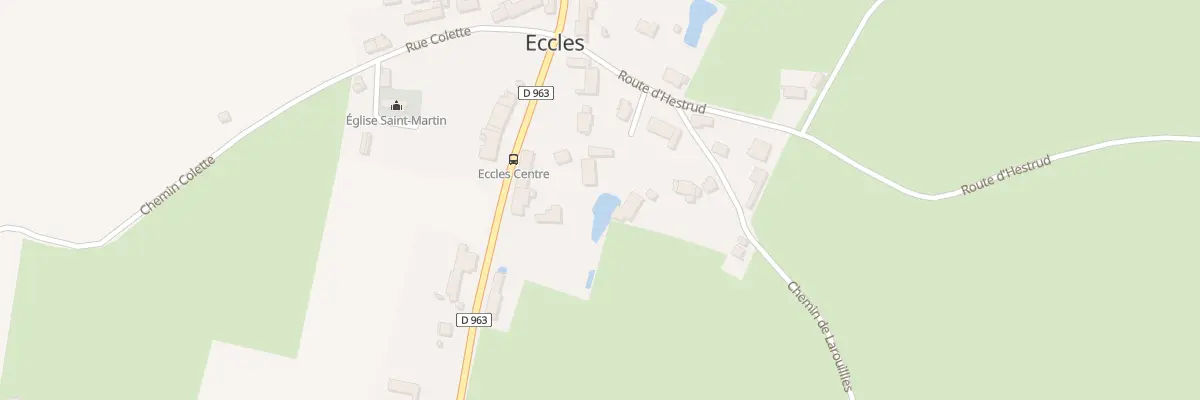 Plan du 58 Rte d’Hestrud à Eccles