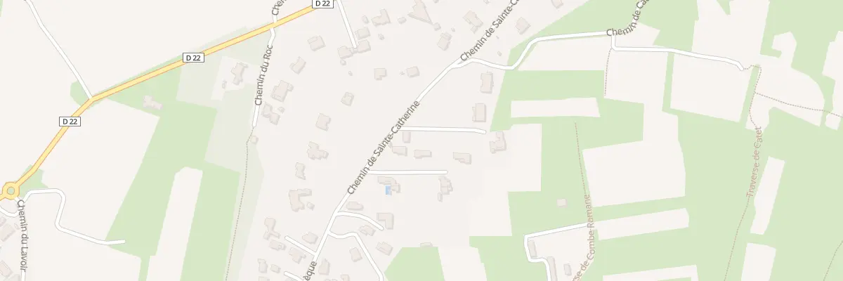 Plan du 136 Che de Ste Catherine à Villevieille