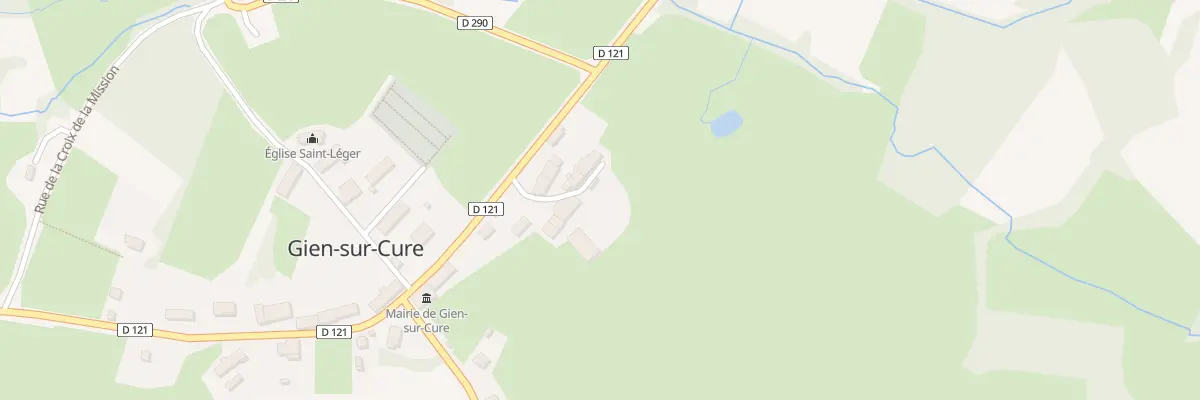 Plan du 5 Les Primards à Gien-sur-Cure