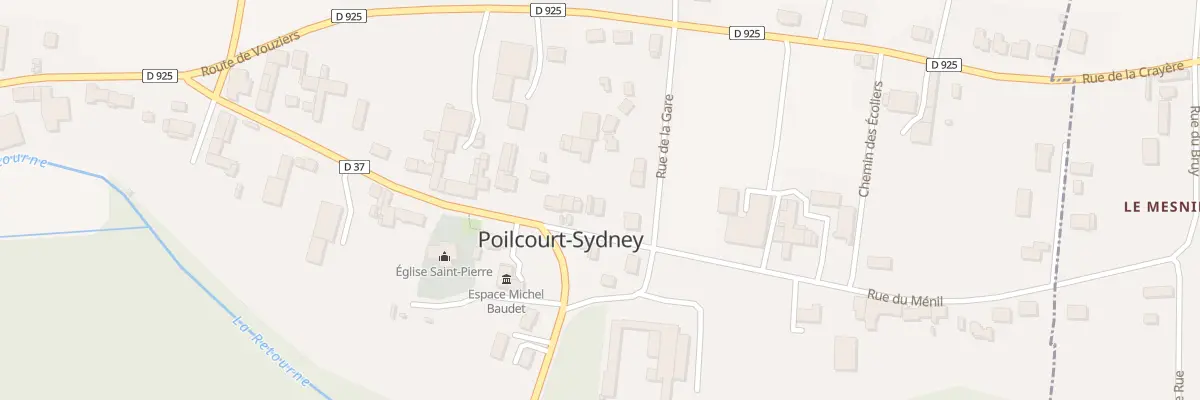 Plan du 5026 Le Bourg à Poilcourt-Sydney