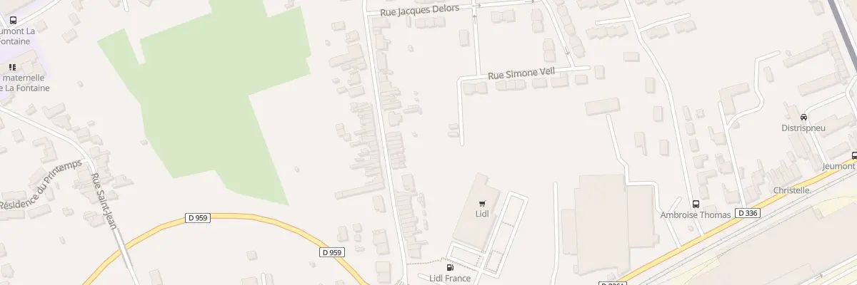 Plan du 287 Rue Victor Basch à Jeumont