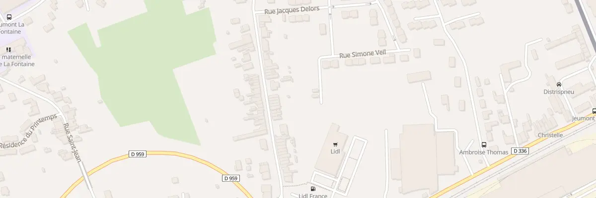 Plan du 291 Rue Victor Basch à Jeumont