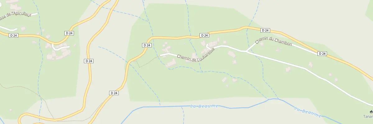 Plan du 5419 Le Chambon à Valgorge