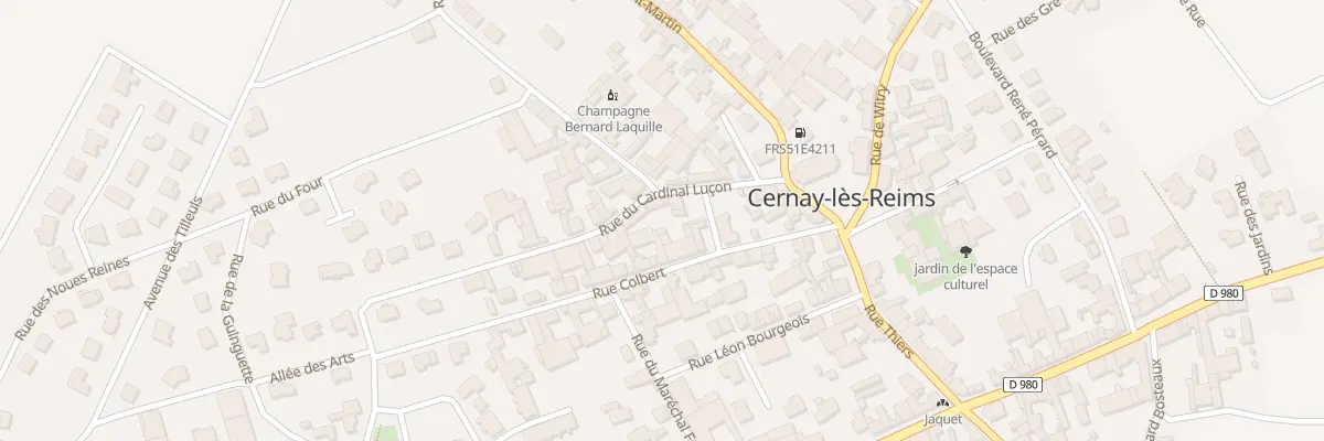 Plan du 5 Rue du Cardinal Luçon à Cernay-lès-Reims