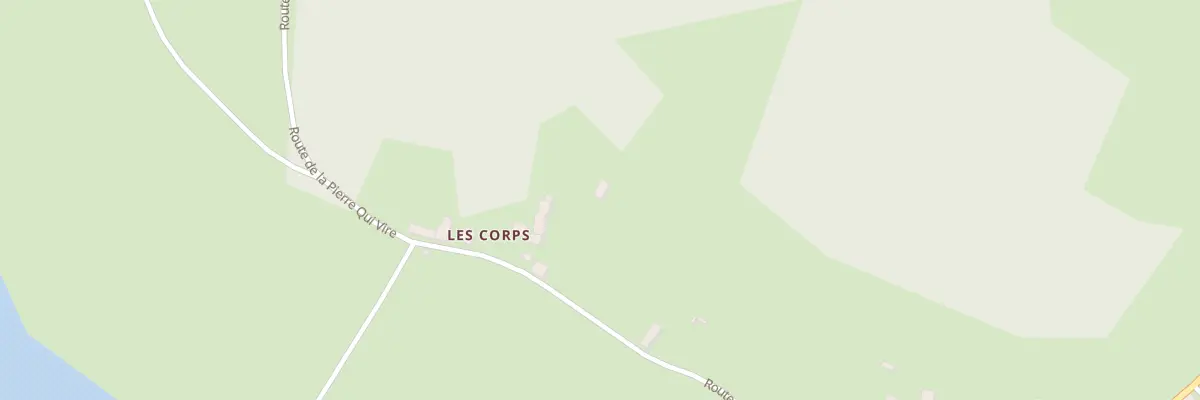 Plan du 20 Rte de la Pierre Qui Vire à Saint-Agnan-en-Morvan