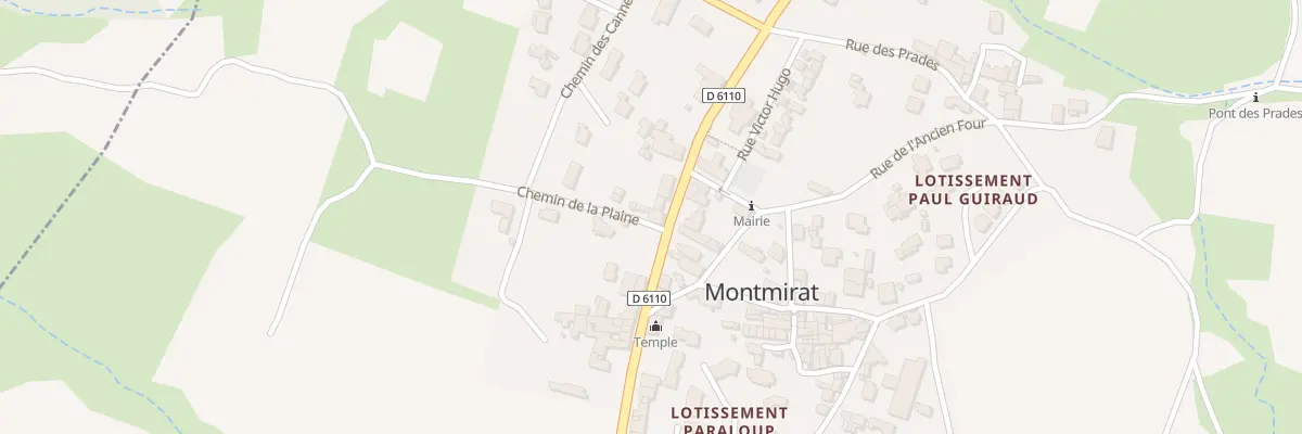Plan du 5004A Les Cannes à Montmirat