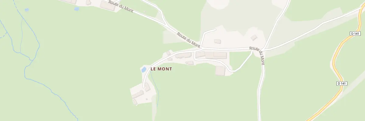 Plan du 423 Rte du Mont à Montmort