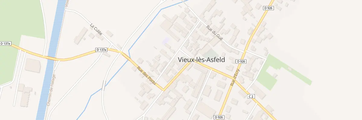 Plan du 8 Rue de l’Eglise à Vieux-lès-Asfeld