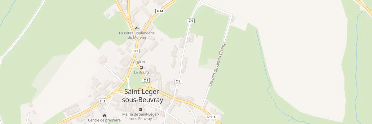 Plan du 2 Rue Marie-Louise Debes à Saint-Léger-sous-Beuvray
