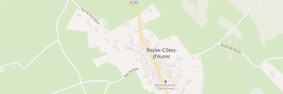 Plan du 5039 Au Bourg à Rozier-Côtes-d’Aurec