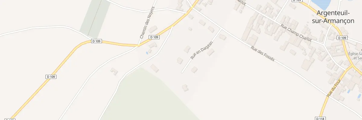 Plan du 6 En Darphin à Argenteuil-sur-Armançon