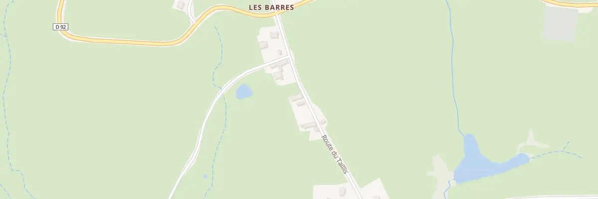 Plan du 381 Rte du Taillis à Chassy