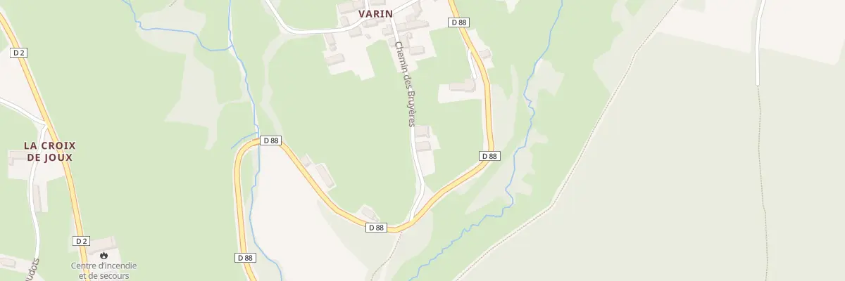 Plan du 6 Che des Bruyeres à Anost