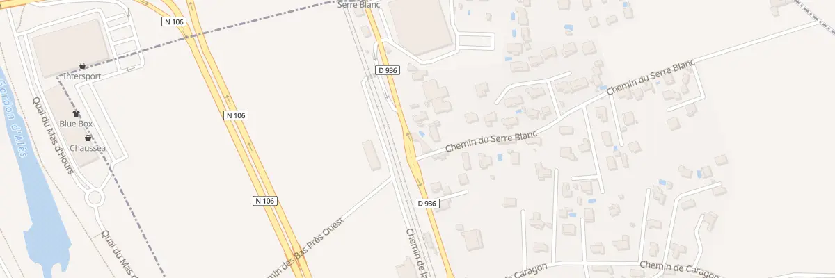 Plan du 5 Che du Serre Blanc à Saint-Hilaire-de-Brethmas