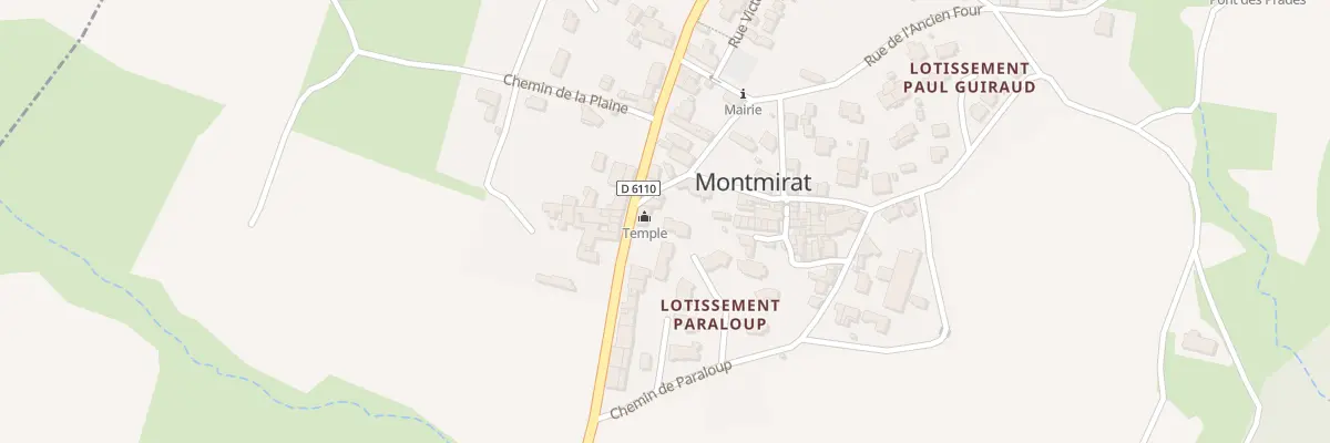 Plan du 42B Imp du Temple à Montmirat